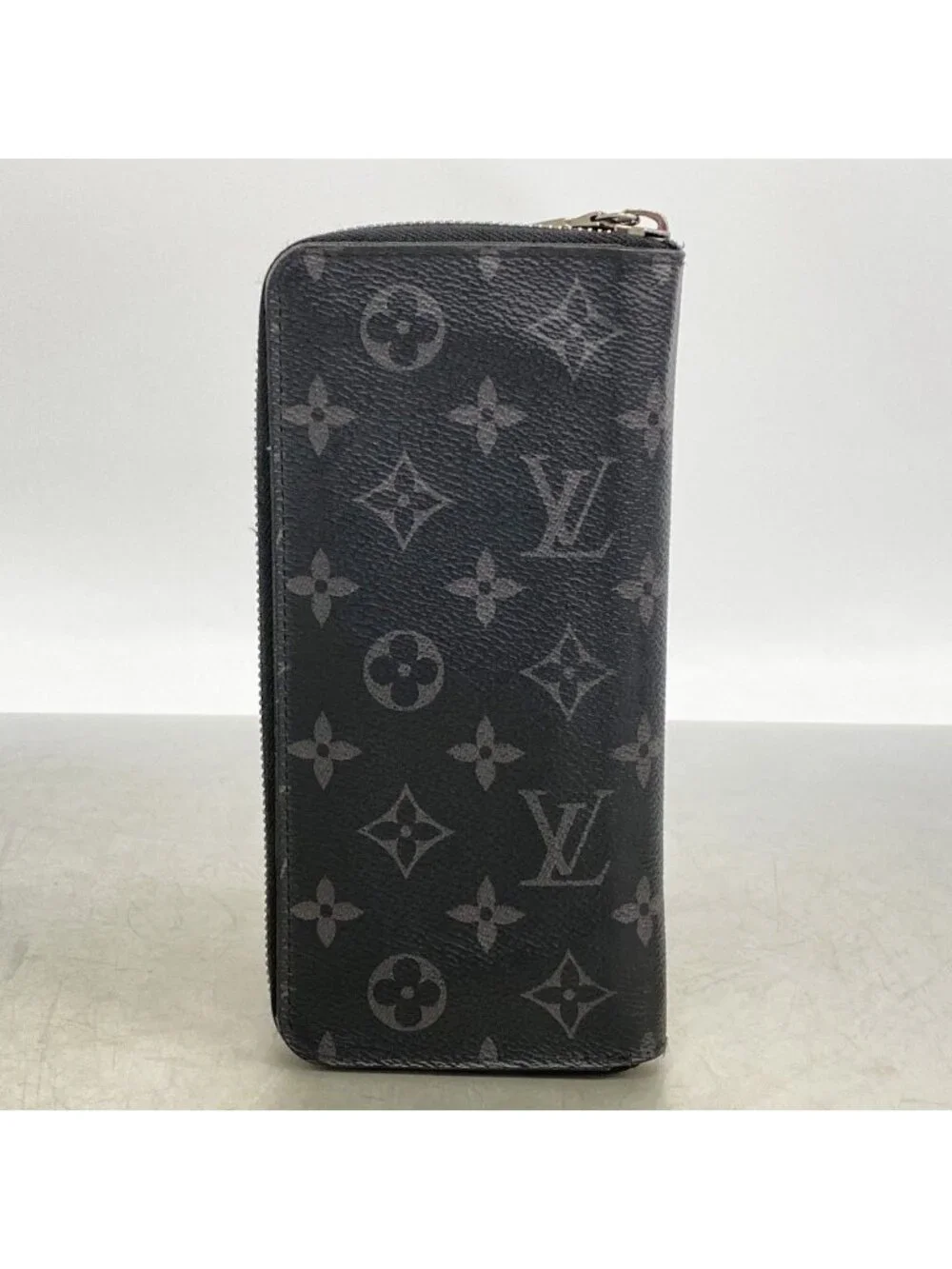 Louis Vuitton Wallet Monogram Eclipse Zippy Vertical Black